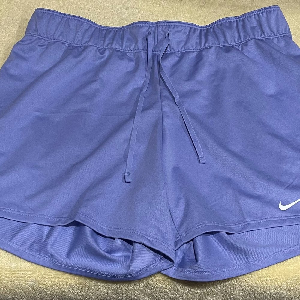 Nike Purple Athletic Shorts with Drawstring